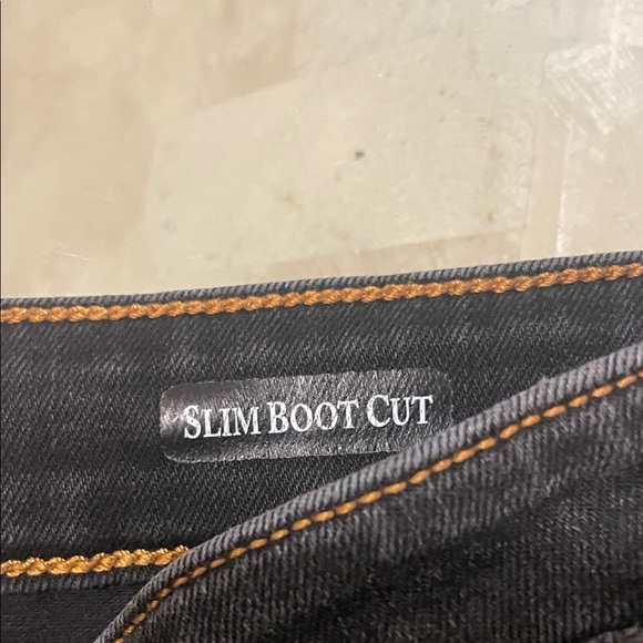 Womens Judy Blue High Waisted Slim Bootcut  Raw Hem Jeans - Picture 8 of 9